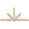 Ekena Millwork Kennewick Rough Sawn Timber Gable Bracket, Douglas Fir, 60"W x 40"H x 2"D x 4"F, 16/12 Pitch GBW060X40X0204KEN00RDF - alternate 3
